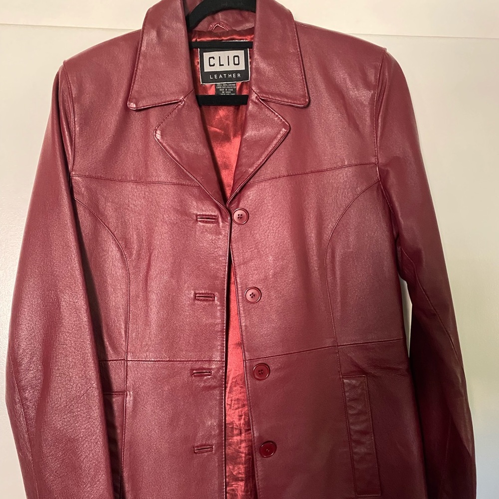Vintage Clio Leather Jacket